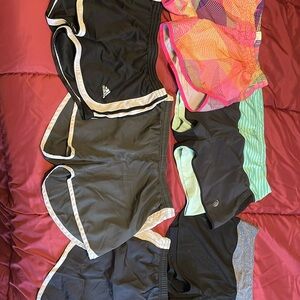 Six pairs of running shorts